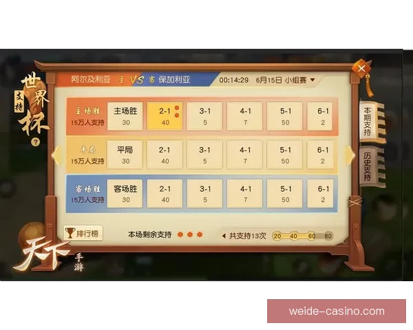 世界杯竞猜福利平台助力球迷畅享赛事狂欢赢取丰厚奖励